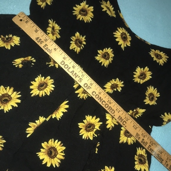 𝅺ZANZEA sunflower romper Pom Pom tassel trim elastic waistband size XXL - Picture 7 of 8